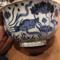 600年传世孤品 明宣德青花鱼碗拍出2.29亿天价，仅次于成化鸡缸杯！